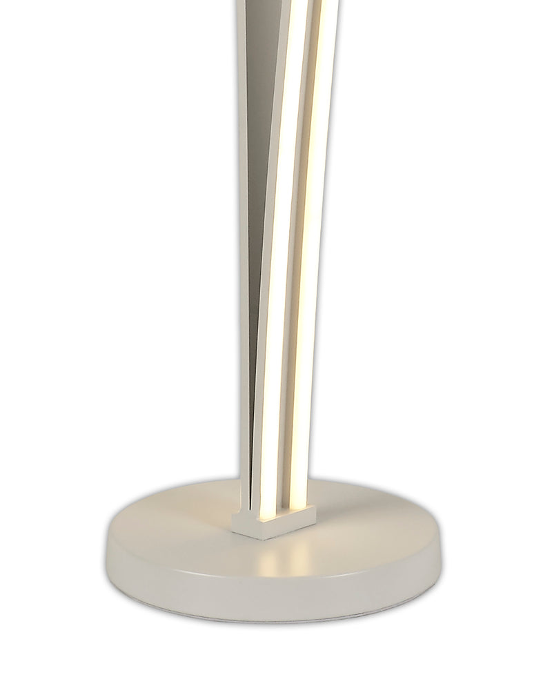 Regal Lighting SL-1889 2 Light LED Floor Lamp White