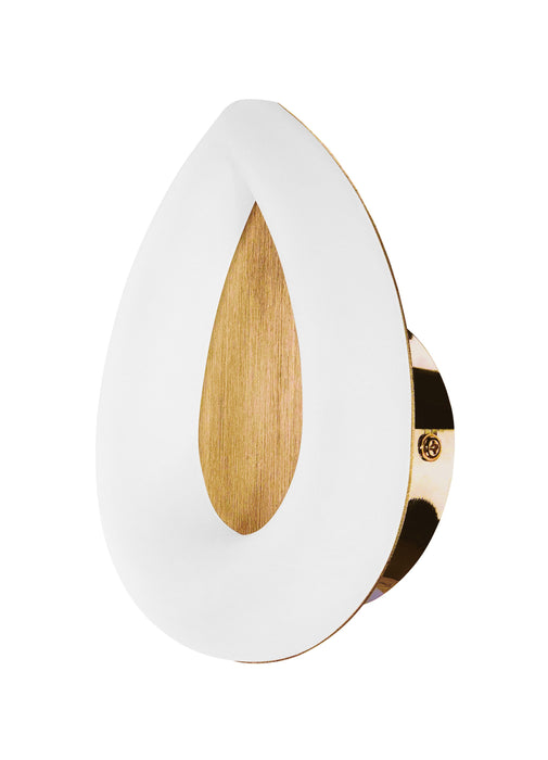 Mantra M8270 Juno Wall Lamp 5W LED 3000K, 450lm, Satin Gold/Frosted Acrylic/Gold, 3yrs Warranty • M8270