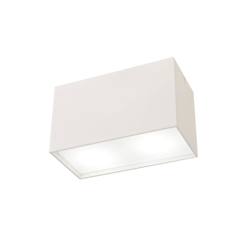 Mantra M5632 Kailua Flush Rectangular 2 x GU10, White • M5632
