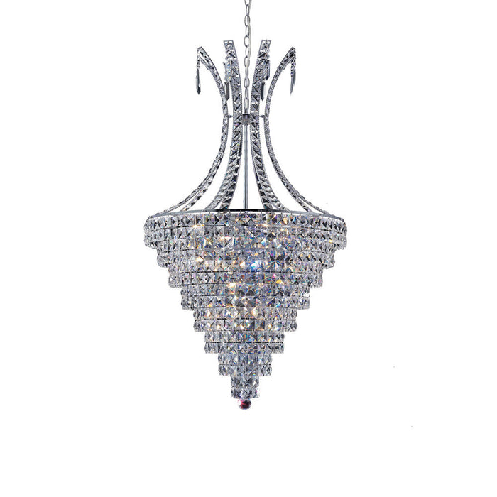 Diyas Kanya Pendant 8 Light E14 Polished Chrome/Crystal • IL30019