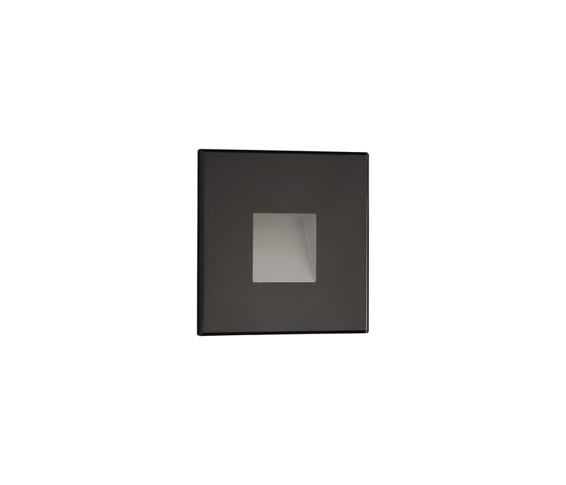 Regal Lighting SL-1629 1 Light LED Outdoor Recessed Wall Light Black IP65