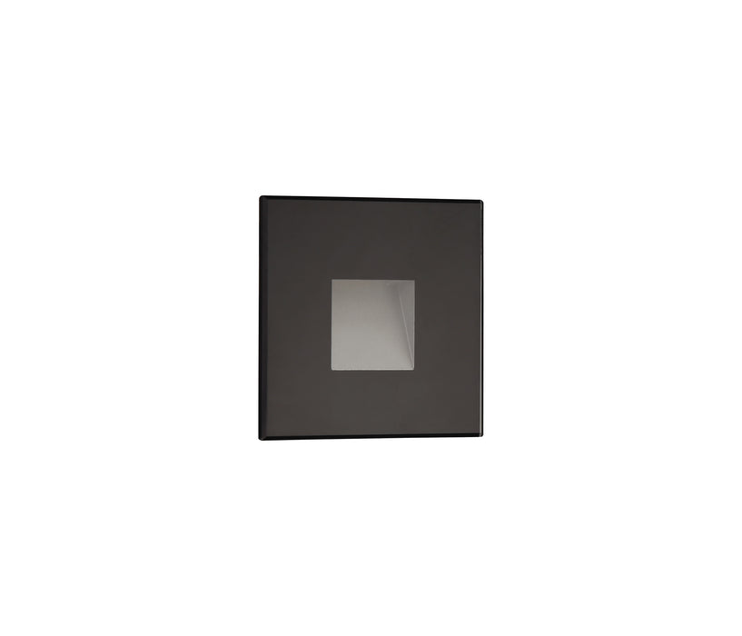 Regal Lighting SL-1629 1 Light LED Outdoor Recessed Wall Light Black IP65