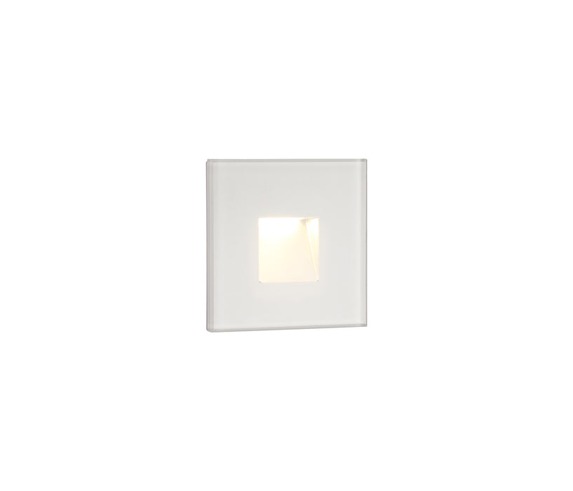 Regal Lighting SL-1628 1 Light LED Outdoor Recessed Wall Light White IP65