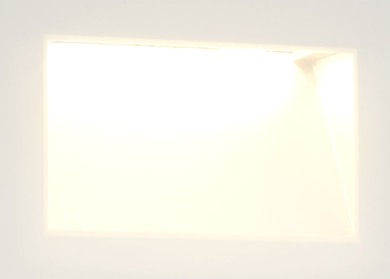 Regal Lighting SL-1626 1 Light LED Outdoor Recessed Wall Light White IP65