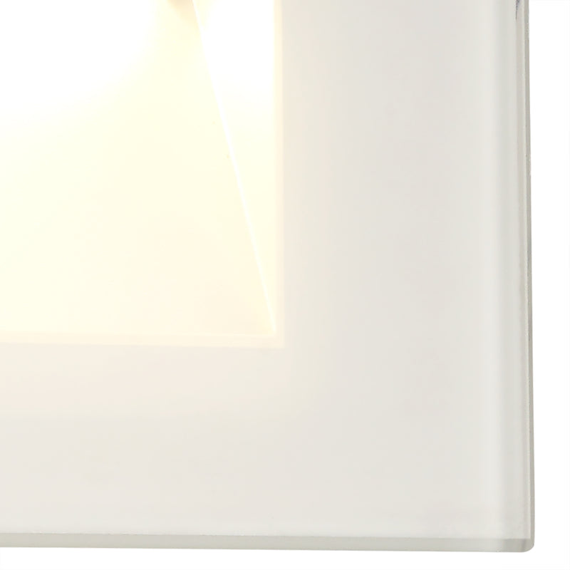 Regal Lighting SL-1626 1 Light LED Outdoor Recessed Wall Light White IP65