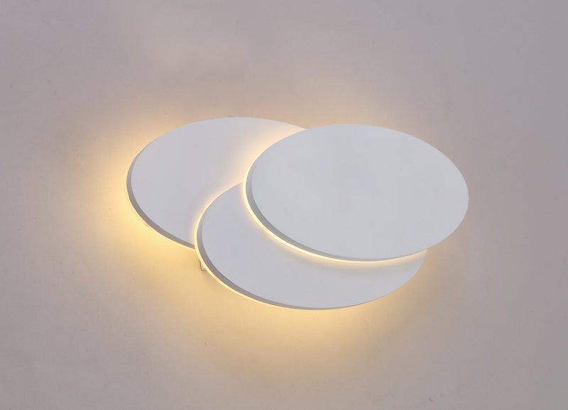 Deco Kiania Wall Light Oval, 12W LED 3000K, Sand White, 490lm, 3yrs Warranty • D0449