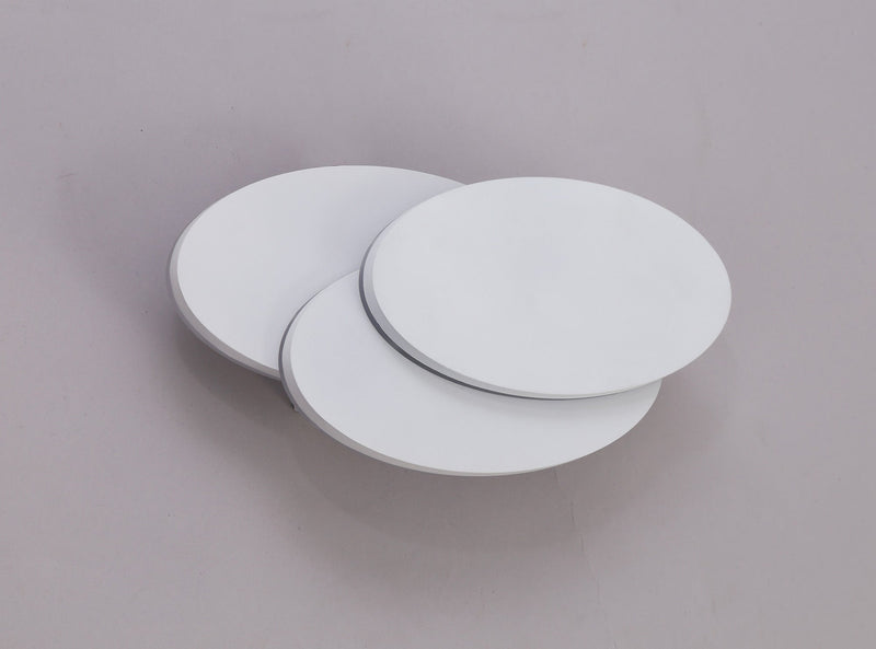Deco Kiania Wall Light Oval, 12W LED 3000K, Sand White, 490lm, 3yrs Warranty • D0449