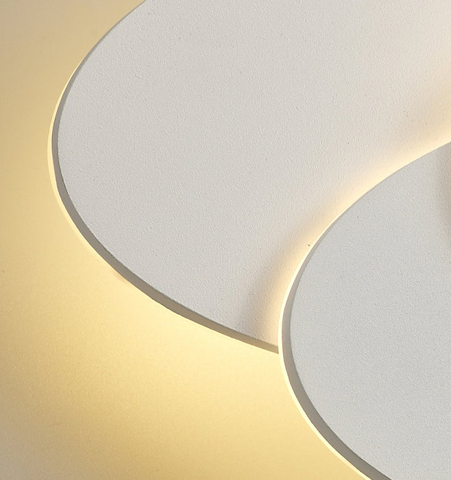 Deco Kiania Wall Light Oval, 12W LED 3000K, Sand White, 490lm, 3yrs Warranty • D0449