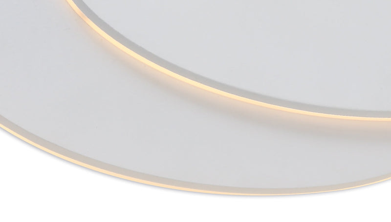 Deco Kiania Wall Light Oval, 12W LED 3000K, Sand White, 490lm, 3yrs Warranty • D0449