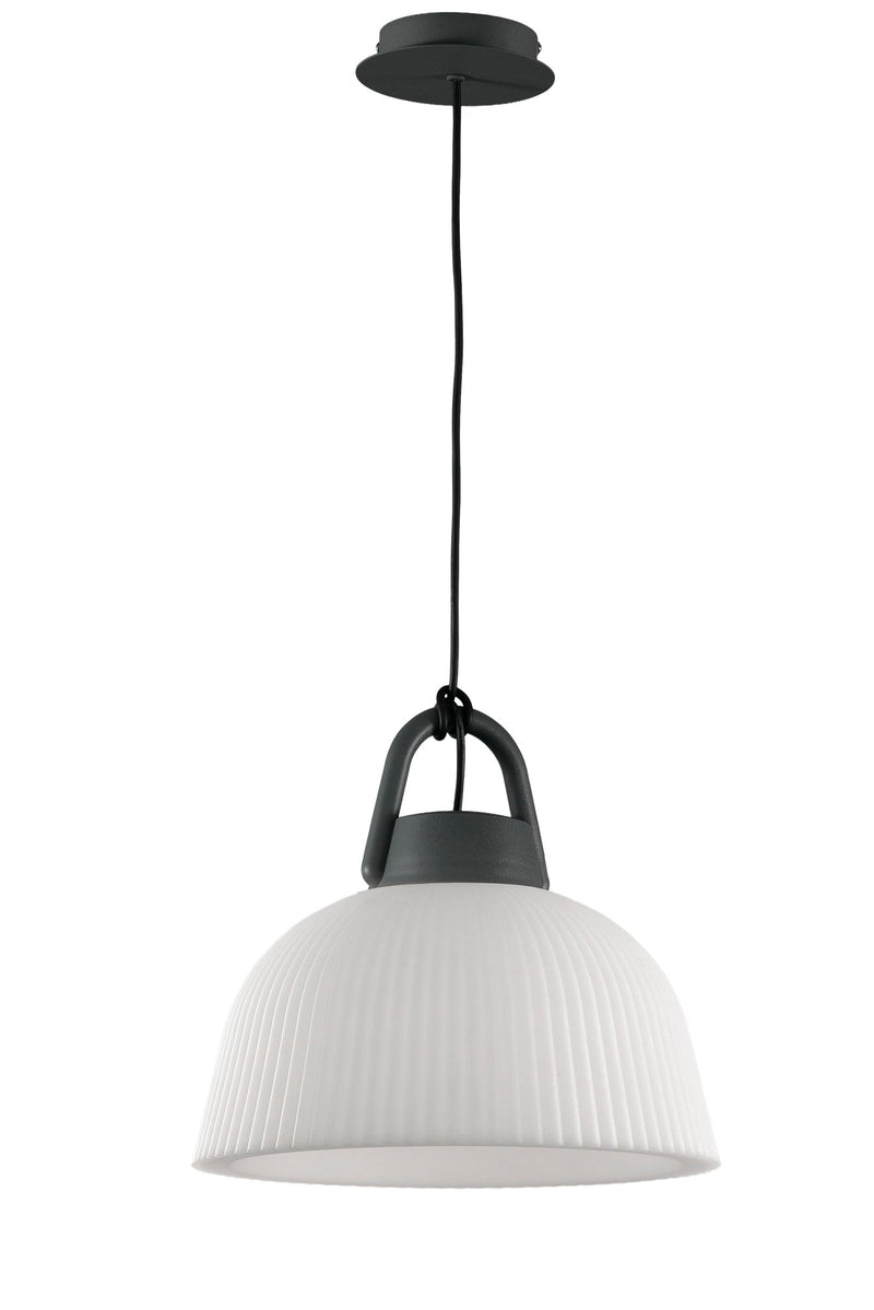 Mantra M6211 Kinke Pendant, 1 x E27, IP65, Anthracite, 2yrs Warranty • M6211