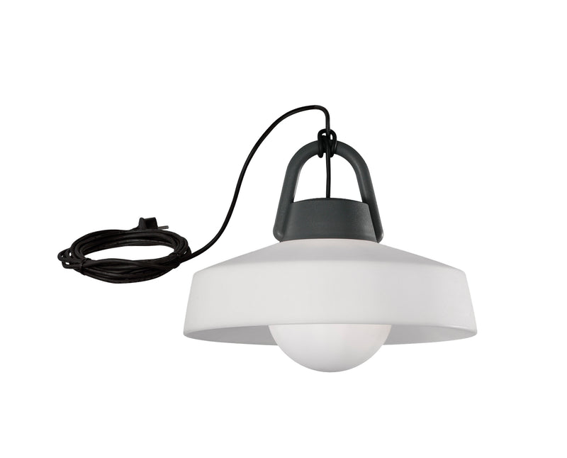 Mantra M6217 Kinke Pendant, 1 x E27, IP65, Anthracite, 2yrs Warranty • M6217