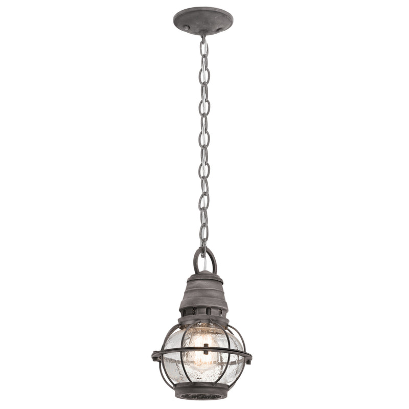 zinc outdoor hanging light