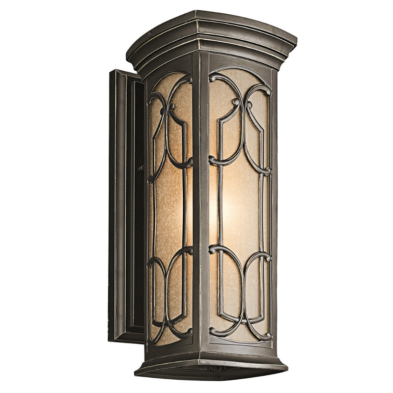 bronze outdoor wall light