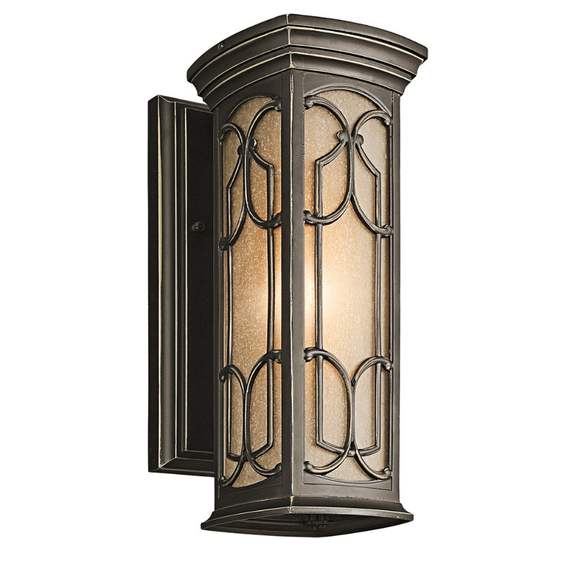 bronze outdoor wall light