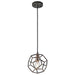 black and gold hanging ceiling light