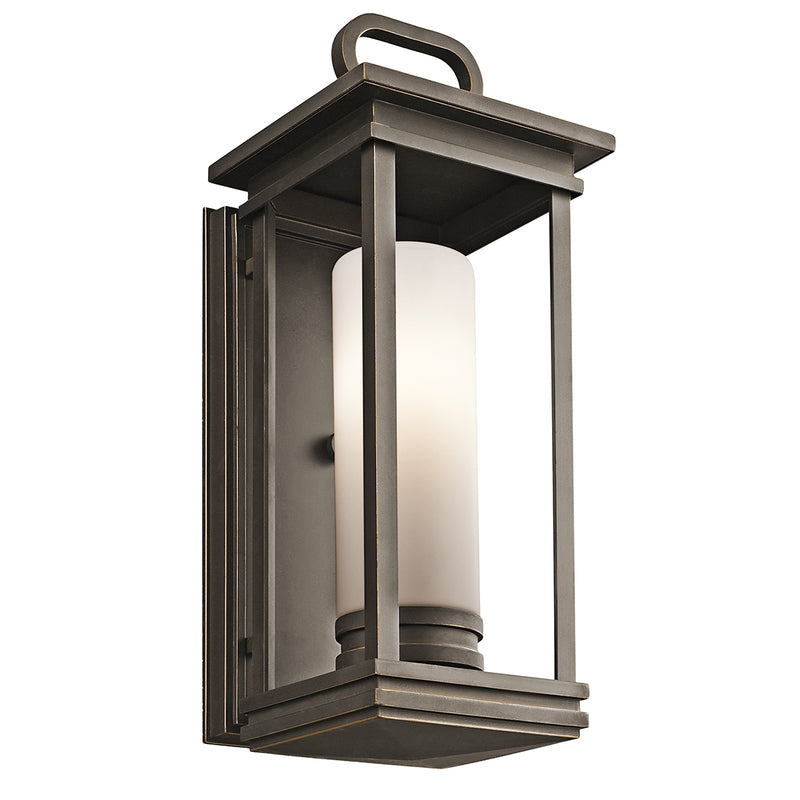 bronze outdoor wall light