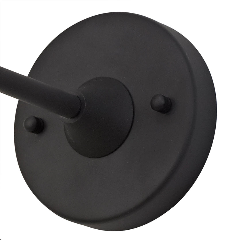 Regal Lighting SL-1609 1 Light Outdoor Wall Light Matt Black & Antique Brass IP65