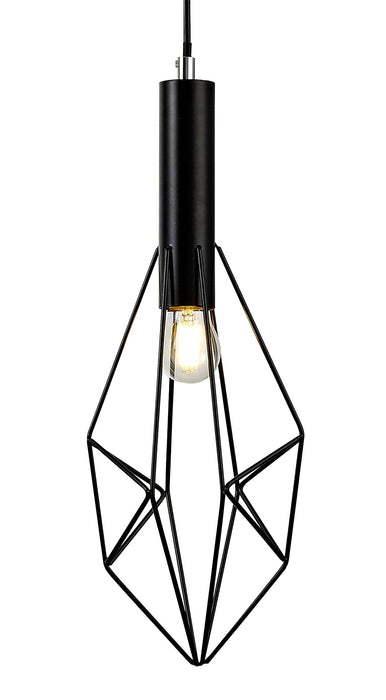 Deco Kristoff Linear Pendant 3 Light E27 Black • D0488