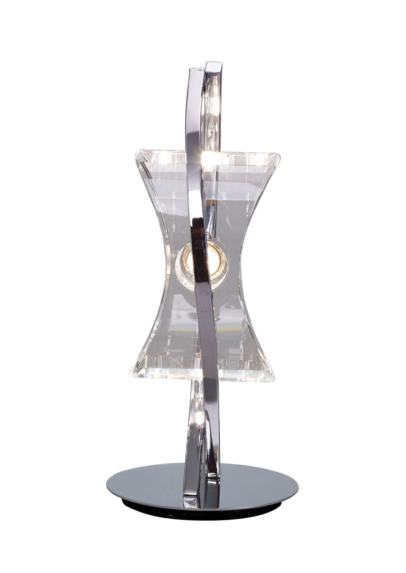 Mantra M0895 Kromo Table Lamp 1 Light G9 Looped Frame, Polished Chrome • M0895