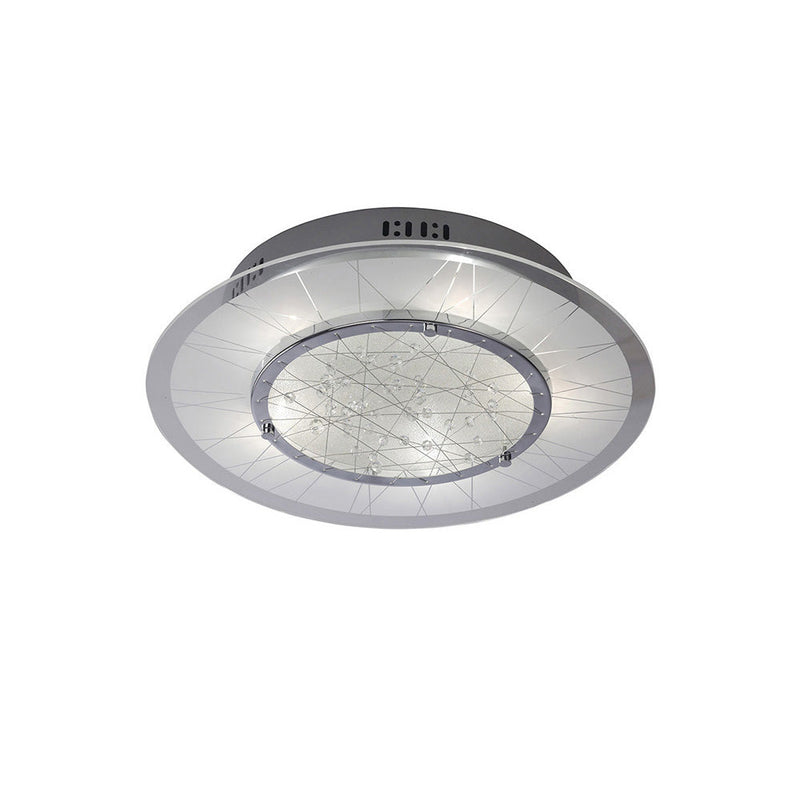 Diyas  Lindon Ceiling Round 5 Light G9 Polished Chrome/Glass/Crystal • IL31311