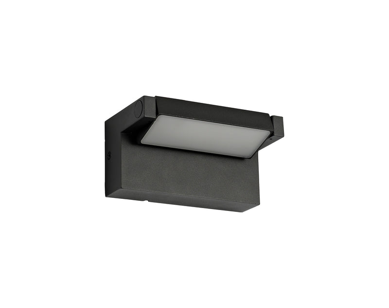 Regal Lighting SL-2113 1 Light Adjustable LED Outdoor Wall Light Graphite Black IP54