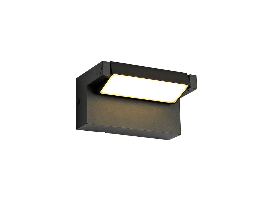 Regal Lighting SL-2113 1 Light Adjustable LED Outdoor Wall Light Graphite Black IP54