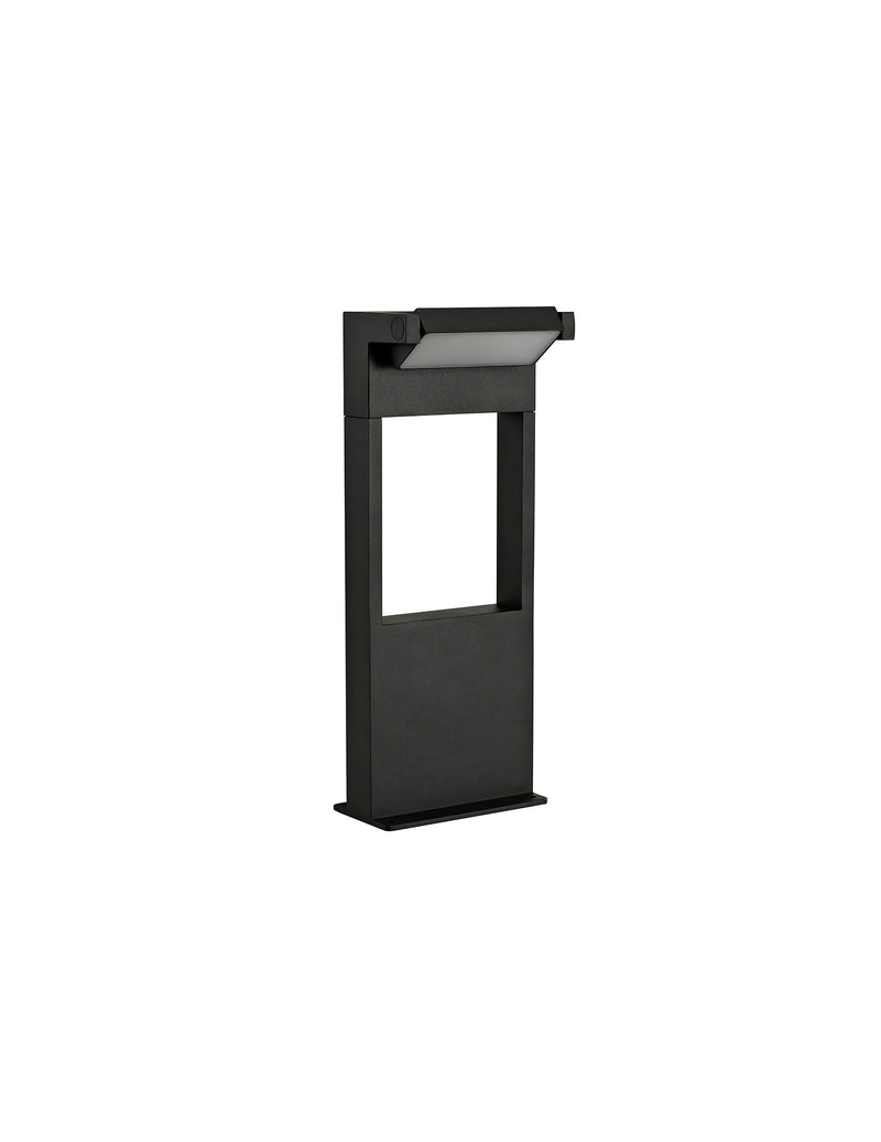 Regal Lighting SL-2112 1 Light LED Short Outdoor Post Light Graphite Black IP54