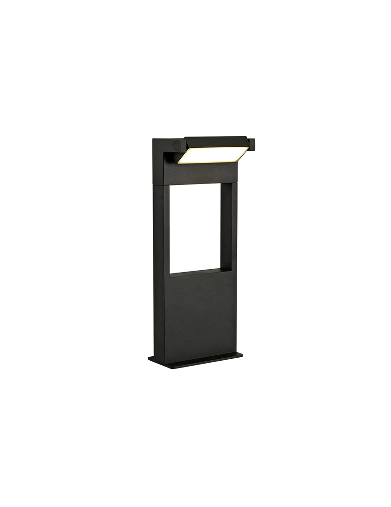 Regal Lighting SL-2112 1 Light LED Short Outdoor Post Light Graphite Black IP54