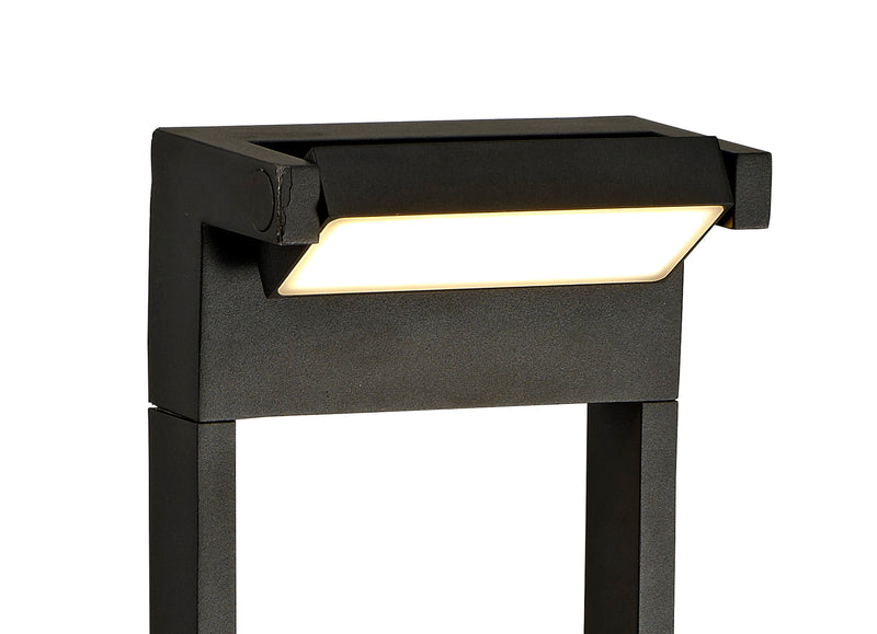 Regal Lighting SL-2111 1 Light LED Tall Outdoor Post Light Graphite Black IP54