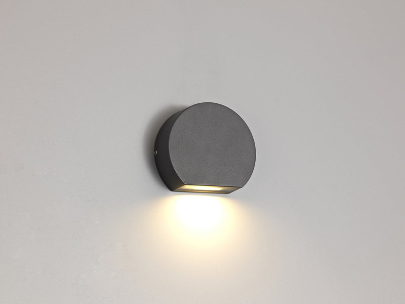 Deco Lucina Wall Light 3W LED 3000K, Anthracite, 270lm, IP54, 3yrs Warranty • D0471