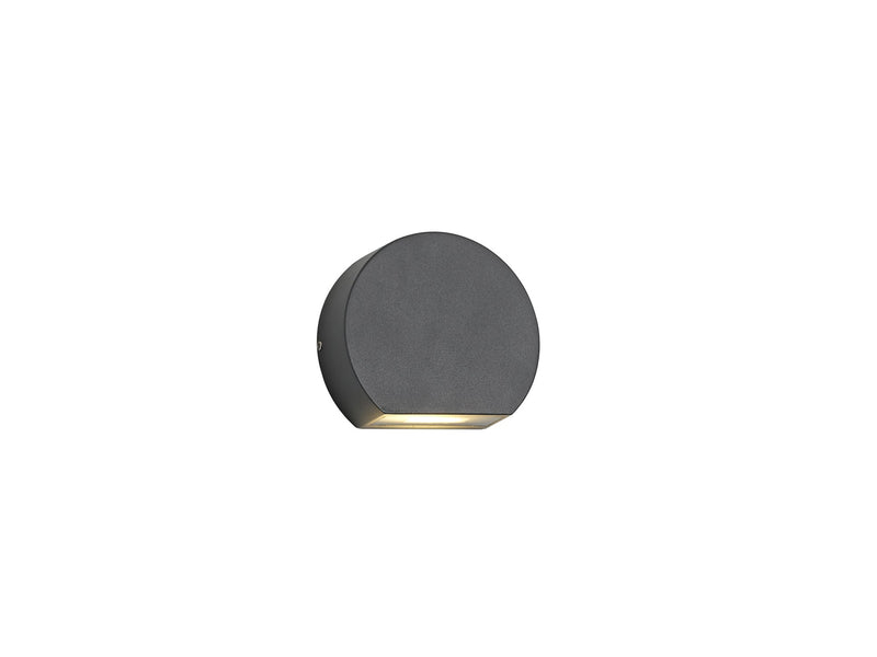 Deco Lucina Wall Light 3W LED 3000K, Anthracite, 270lm, IP54, 3yrs Warranty • D0471