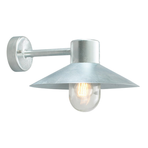 black outdoor wall light