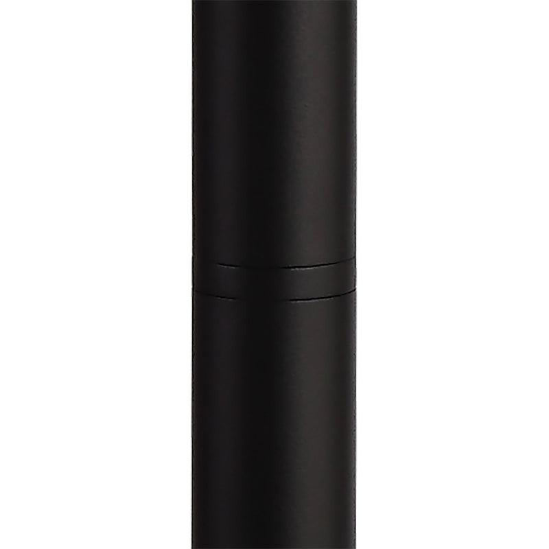 Deco Luqi Tall Post, 1 x E27, IP44, Black/Clear Glass, 2yrs Warranty • D0548