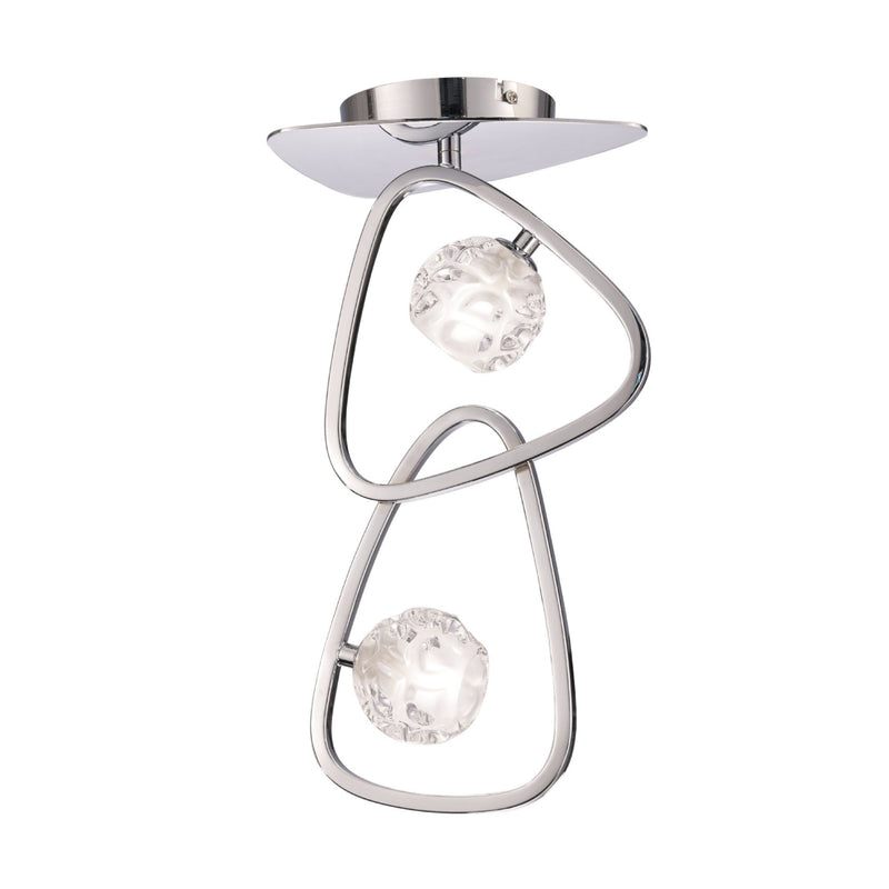 Mantra M5015 Lux Ceiling 2 Light G9, Polished Chrome • M5015