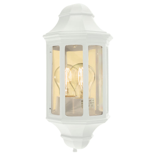 black outdoor wall light