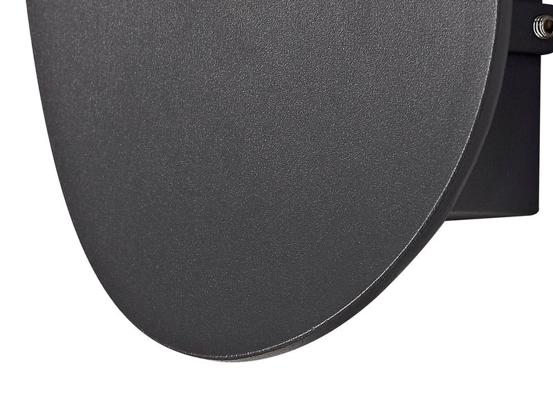 Regal Lighting SL-2077 1 Light Outdoor LED Wall Light Anthracite IP54