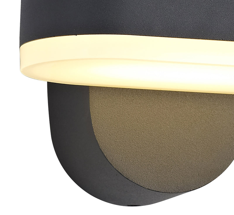 Regal Lighting SL-2086 1 Light Outdoor LED Wall Light Anthracite IP54