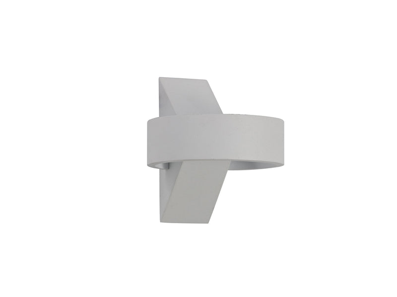 Deco Maite Up & Downward Lighting Wall Light, 6W LED 3000K, Sand White, 520lm, IP54, 3yrs Warranty • D0452