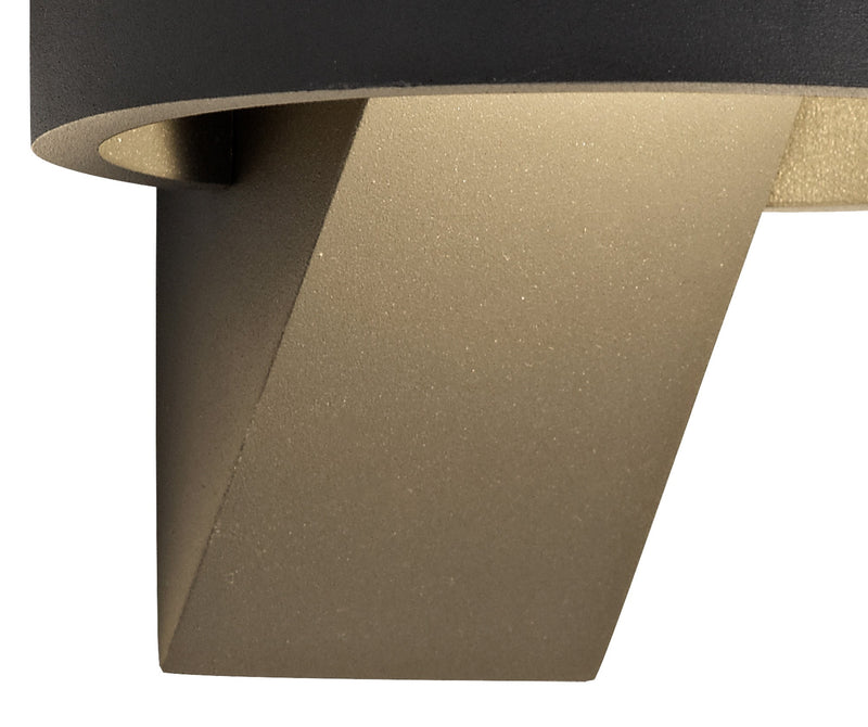 Deco Maite Up & Downward Lighting Wall Light, 6W LED 3000K, Anthracite, 520lm, IP54, 3yrs Warranty • D0453