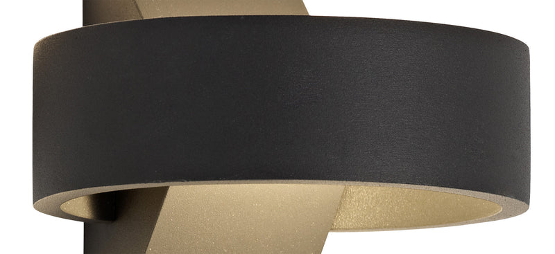 Deco Maite Up & Downward Lighting Wall Light, 6W LED 3000K, Anthracite, 520lm, IP54, 3yrs Warranty • D0453