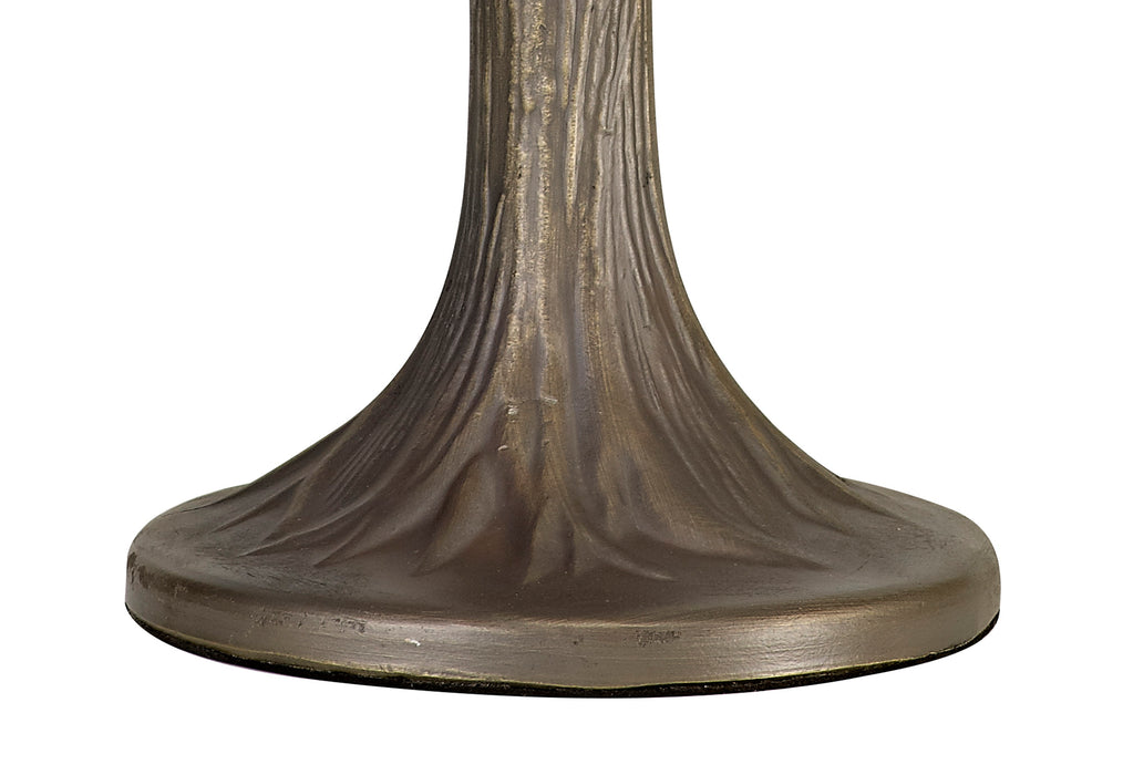 Regal Lighting SL-2019 1 Light Tree Tiffany Table Lamp Base Only Aged Antique Brass 48cm