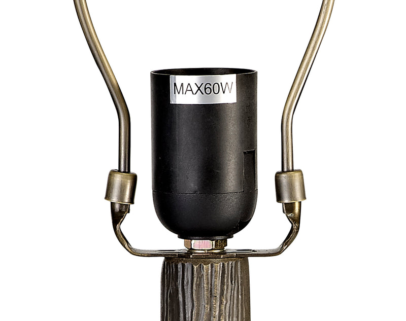 Regal Lighting SL-2019 1 Light Tree Tiffany Table Lamp Base Only Aged Antique Brass 48cm