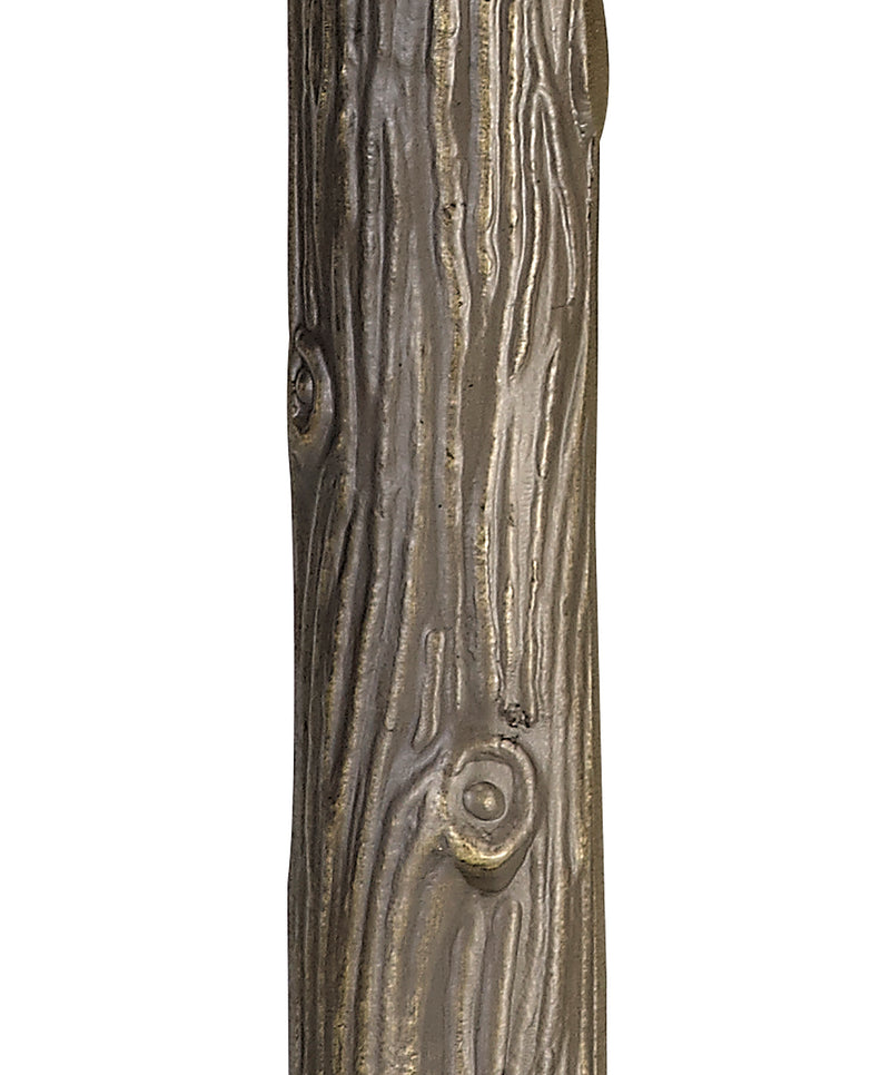 Regal Lighting SL-2019 1 Light Tree Tiffany Table Lamp Base Only Aged Antique Brass 48cm