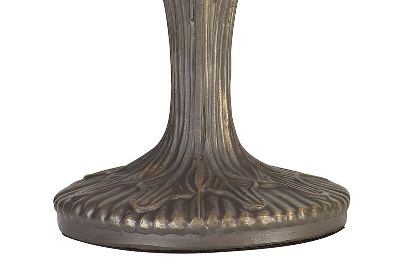 Regal Lighting SL-2018 1 Light Curved Tiffany Table Lamp Base Only Aged Antique Brass 47.5cm