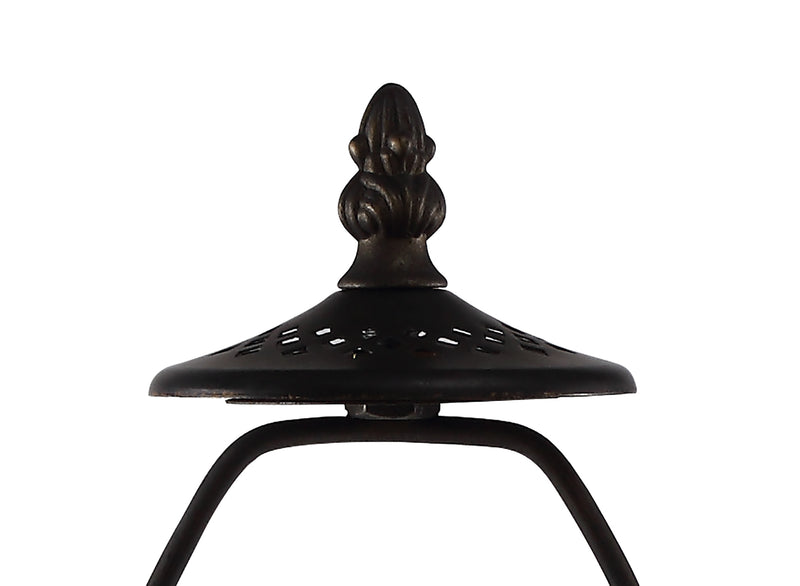 Regal Lighting SL-2017 1 Light Octagonal Tiffany Table Lamp Base Only Aged Antique Brass 48cm