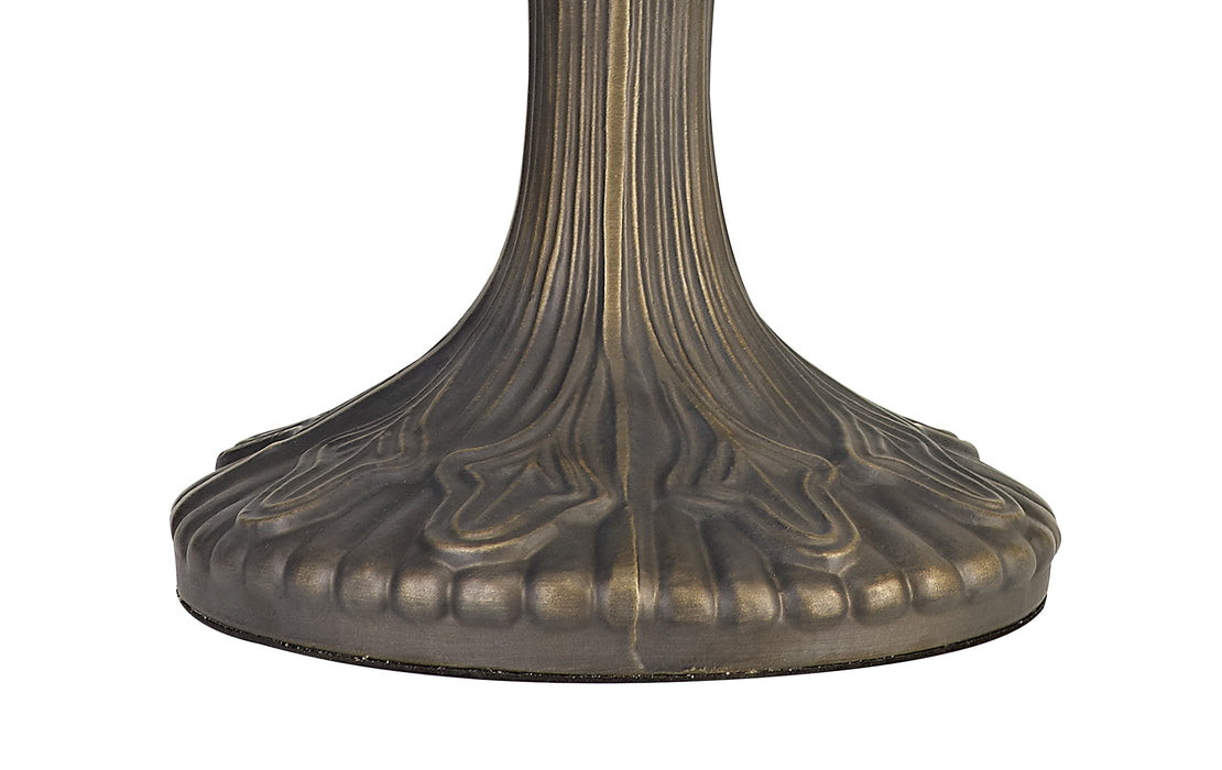 Regal Lighting SL-2015 2 Light Curved Tiffany Table Lamp Base Only Aged Antique Brass 56cm