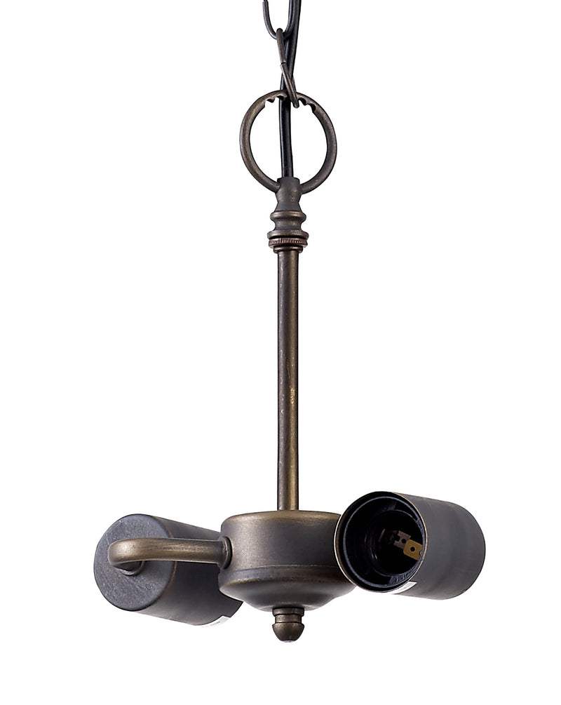 Regal Lighting SL-2012 2 Light Ceiling Pendant Only Aged Antique Brass