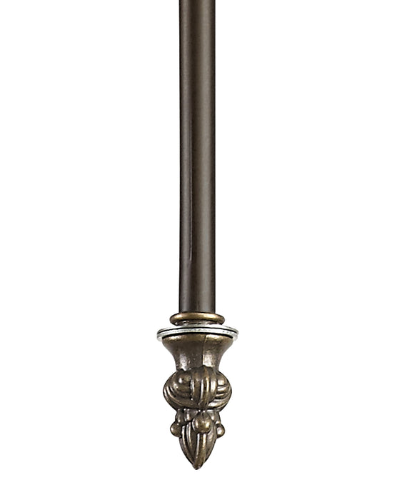 Regal Lighting SL-2009 3 Light Semi Flush Ceiling Fitting Only Aged Antique Brass