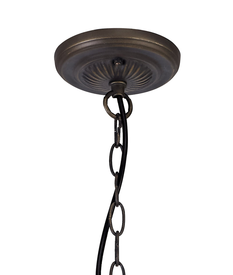 Regal Lighting SL-2008 2 Light Uplighter Ceiling Pendant Only Aged Antique Brass