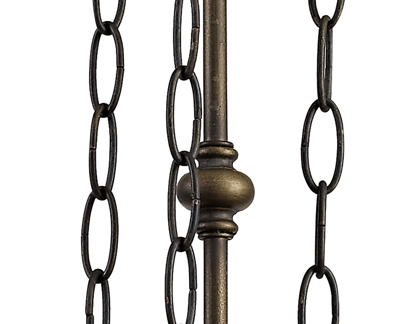 Regal Lighting SL-2008 2 Light Uplighter Ceiling Pendant Only Aged Antique Brass